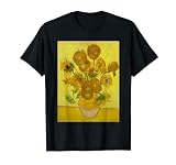 Girasoles de Vincent Van Gogh Obra postimpresionista Camiseta