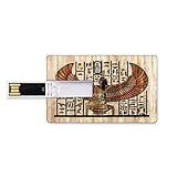 16 GB Unidades flash USB flash egipcio Forma de tarjeta de crédito bancaria Clave comercial U Disco...