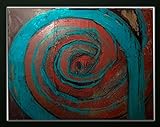 Pintura original. Cuadro acrílico lienzo 120x90cm XL'Espiral' Arte Abstracto Conceptual - hecho a...