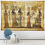Ciaopangor Antiguo Tapiz Egipcio Decoración de pared,Vintage Mural Tapices para colgar en la...